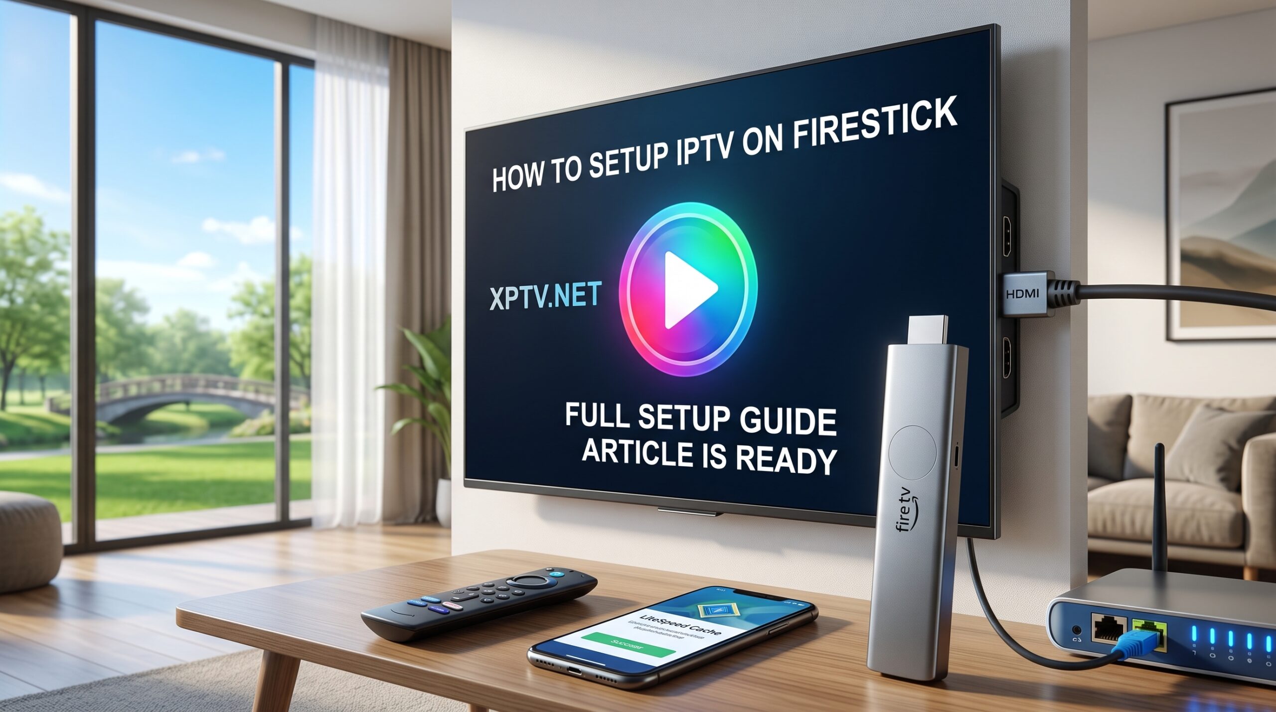 how to setup IPTV on Firestick