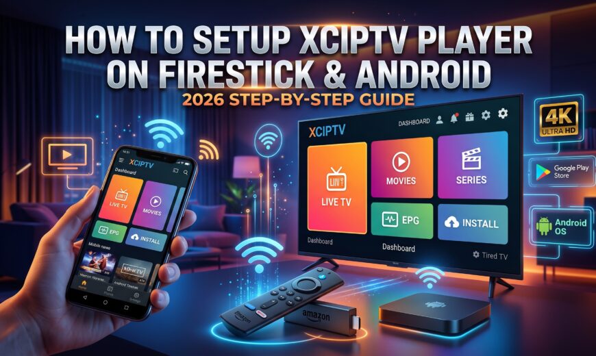 How to setup XCIPTV Player on Firestick and Android 2026
