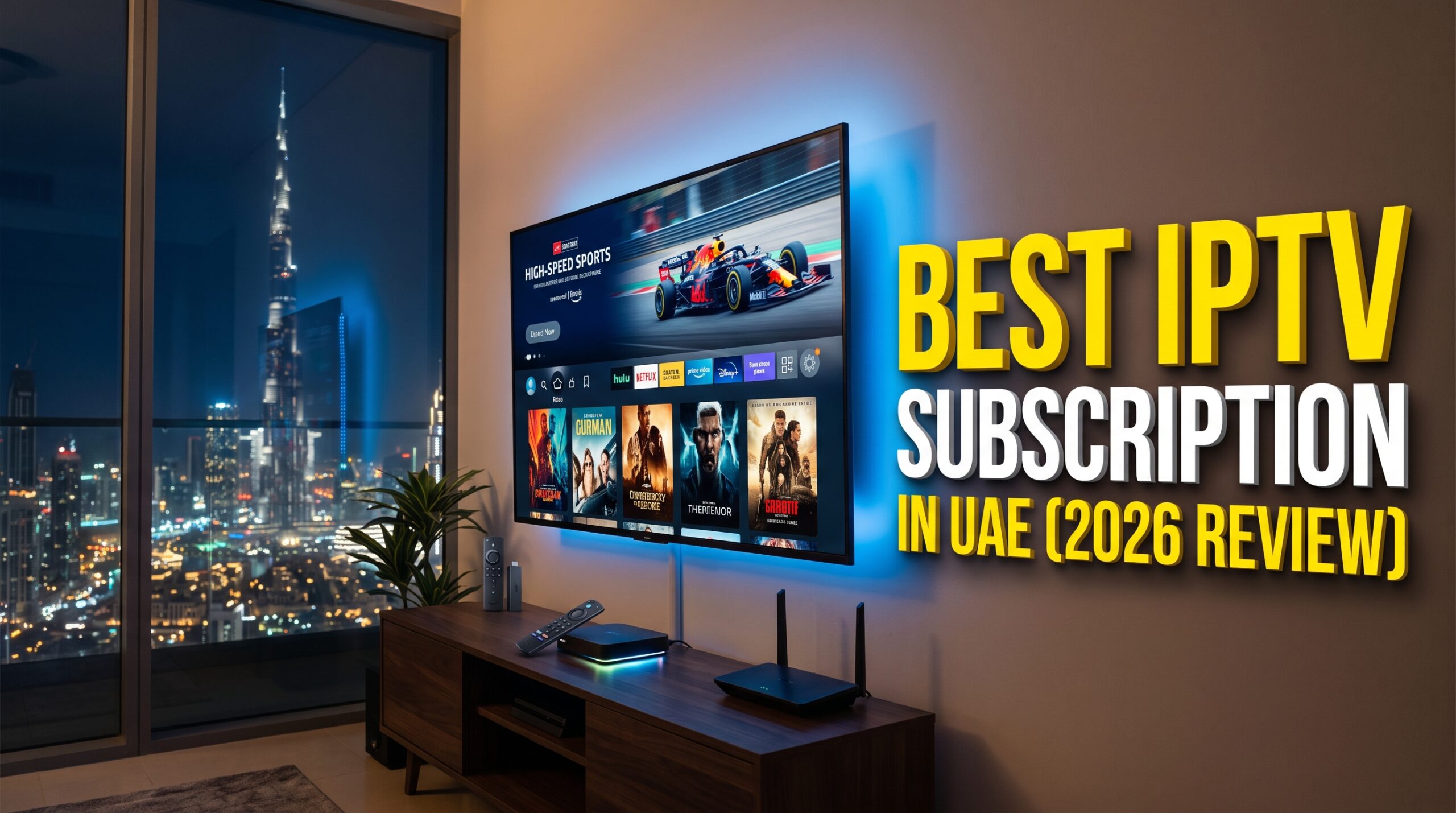 Best IPTV Subscription in UAE